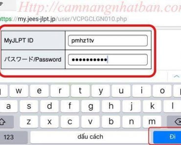 Hướng dẫn lấy lại tài khoản và mật khẩu xem điểm thi JLPT qua mạng