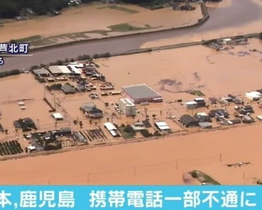Mưa lũ lớn ở miền nam Kyushu Nhật Bản, 10 người mất tích, 2 người  bất tỉnh, 1 người bị nặng