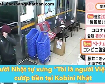Bắt người Nhật tự xưng “Tôi là người Việt Nam” cướp tiền Konbini ở Nhật