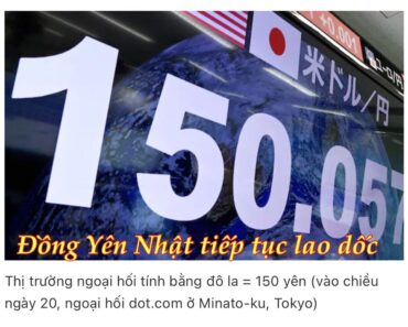 Đồng Yên Nhật giảm mạnh xuống 150 yên/đô, tiếp tục giảm đến bao giờ?