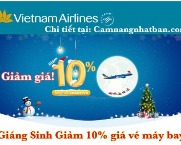 Vietnam Airlines Khuyến mại giảm giá vé máy bay dịp Giáng Sinh