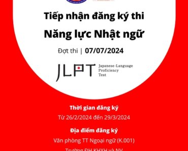Thông tin đăng ký thi JLPT 7/2024 ở Hồ Chí Minh Việt Nam