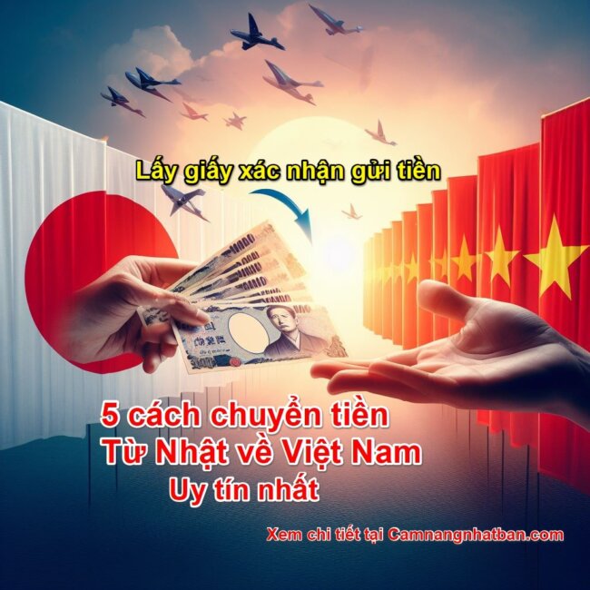 Cách chuyển tiền từ Nhật về Việt Nam an toàn nhất