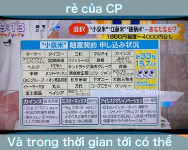 Danh Sách 33 Siêu Thị Bán Gạo Giá Rẻ của CP Tại Nhật Bản – Chỉ từ 1800 Yên!