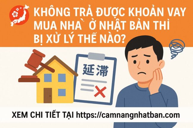 Không Trả Được Khoản Vay Mua Nhà Ở Nhật Bản Thì Bị Xử Lý Thế Nào?