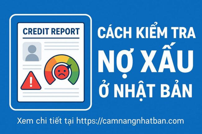 Hướng Dẫn Cách Kiểm Tra Nợ Xấu - Thông Tin Tín Dụng Ở Nhật Bản
