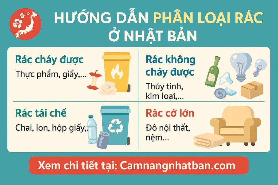 Hướng Dẫn Phân Loại Các Loại Rác Ở Nhật Bản Chi Tiết Từng Nhóm » Hướng