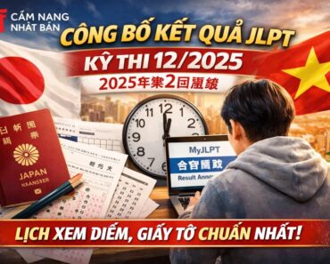 Thời gian công bố điểm thi JLPT 12/2025 CHÍNH THỨC