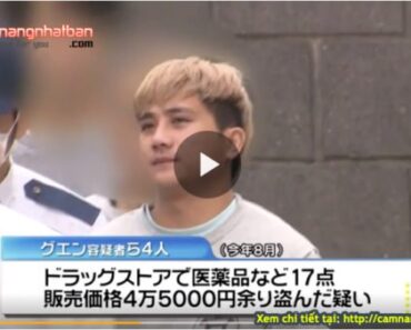 Bắt 4 người Việt bất hợp pháp ăn cắp 40 vụ liên tiếp ở Nhật Bản