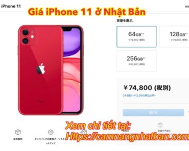 Bảng giá iPhone 11 iPhone 11 Pro, Pro Max bản Quốc tế ở Nhật Bản
