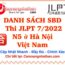 Danh sách số báo danh và phòng thi JLPT 7/2022 N5 ở Hà Nội Việt Nam đầy đủ