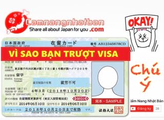 Lý do bị đánh trượt Visa khi gia hạn ở Nhật Bản