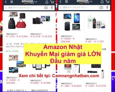 Amazon Nhật tung khuyến mại giảm giá LỚN đầu năm từ 3/1