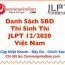 Full Danh sách số báo danh thí sinh thi và phòng thi JLPT 12/2020 Khu vực Hà Nội ở Việt Nam
