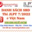 Full Danh sách SBD thí sinh thi và phòng thi JLPT 7/2022 ở Việt Nam