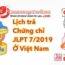 Lịch trả kết quả chứng chỉ thi JLPT 7/2019 ở Việt Nam