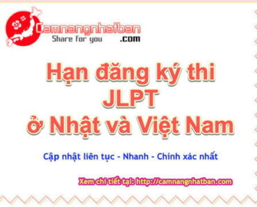 Hạn đăng ký thi năng lực tiếng Nhật JLPT 7/2026 ở Nhật và Việt Nam cập nhật