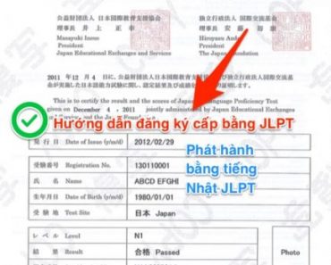 Hướng dẫn đăng ký cấp bằng tiếng Nhật JLPT qua mạng và bưu điện chi tiết