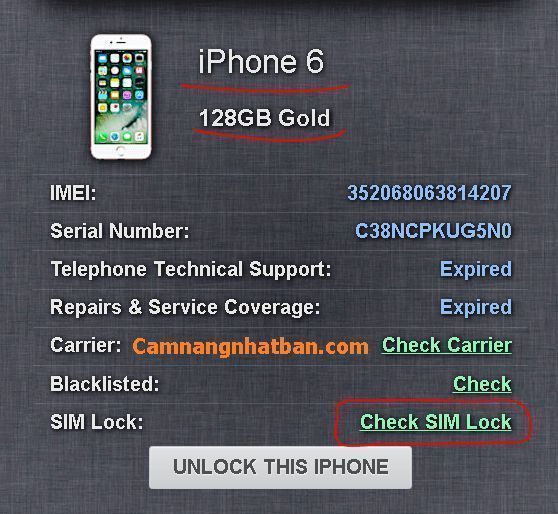 Những website check imei iphone uy tín hiện nay