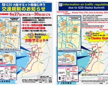 Nhật cấm đường quy mô lớn trong thời gian diễn ra G20 ở Osaka