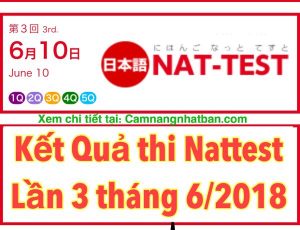 Xem kết quả thi NAT-TEST lần 3 tháng 6 năm 2018 qua mạng đầy đủ nhanh nhất
