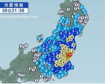 Vừa xảy ra động đất gần 6 độ ở tỉnh ibaraki Nhật Bản