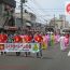 Cờ đỏ sao vàng và Áo dài duyên dáng ở Nhật trong lễ hội Hoa Hồng ở Fukuyama