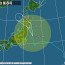 Thông tin bão số 8 tiến vào Nhật Bản