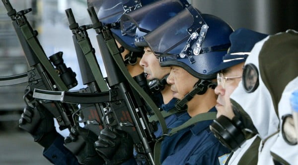 Lực lượng chống khủng bố của Nhật Bản. (Nguồn: Reuters)