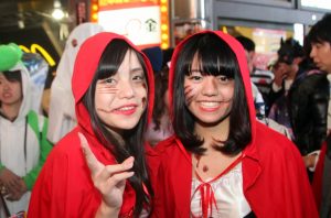Halloween ở Shibuya Tokyo Nhật Bản khong gianh cho nguoi yeu tim