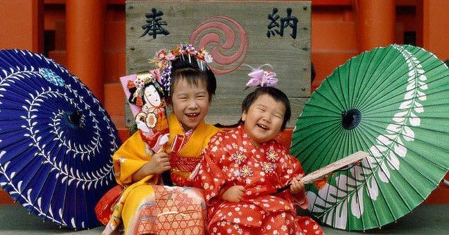 Trẻ em Nhật Bản thường có chung ngày sinh nhật vào những tuổi đặc biệt 3, 5, 7.