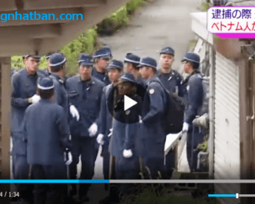 Bắt được kẻ dùng dao ở Nhật Bản, đâm 1 cảnh sát trọng thương